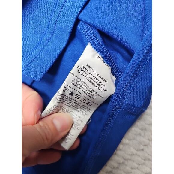 Nike Shirt Mens XL Blue Dri Fit Performance Short Sleeve - Picture 5 of 7